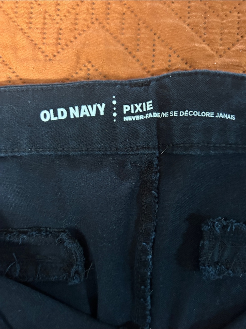 Old Navy Pixie Black Slim Pants